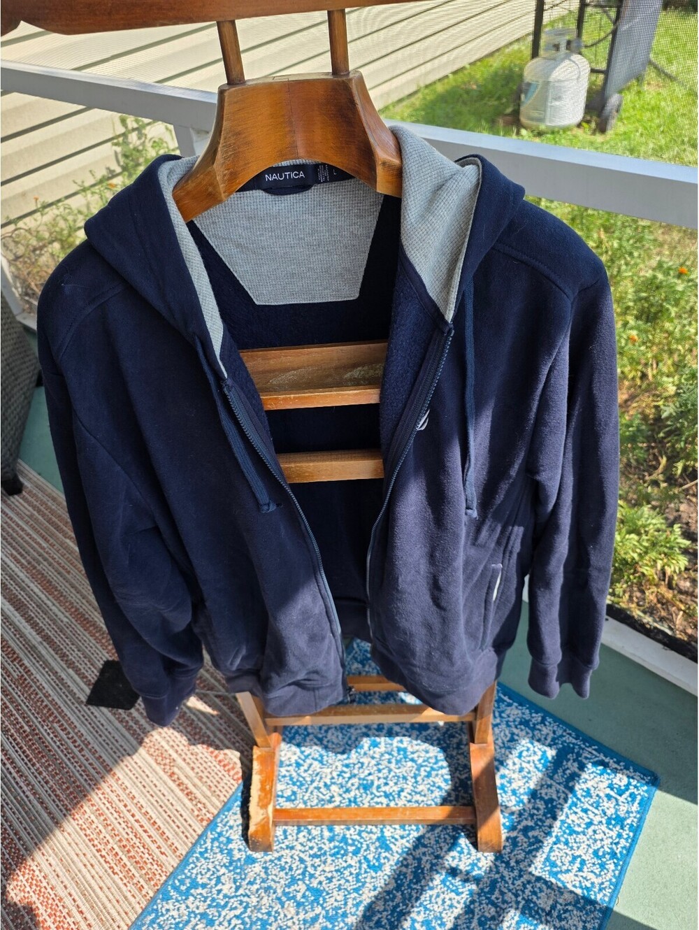 Sweatshirt full zip Nautica mens